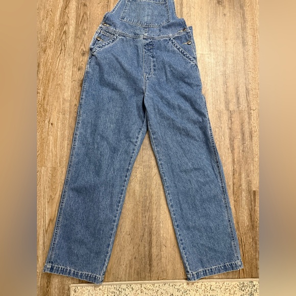 Y2K St. John’s Bay Denim Straight Leg Bib Overalls - Picture 3 of 15